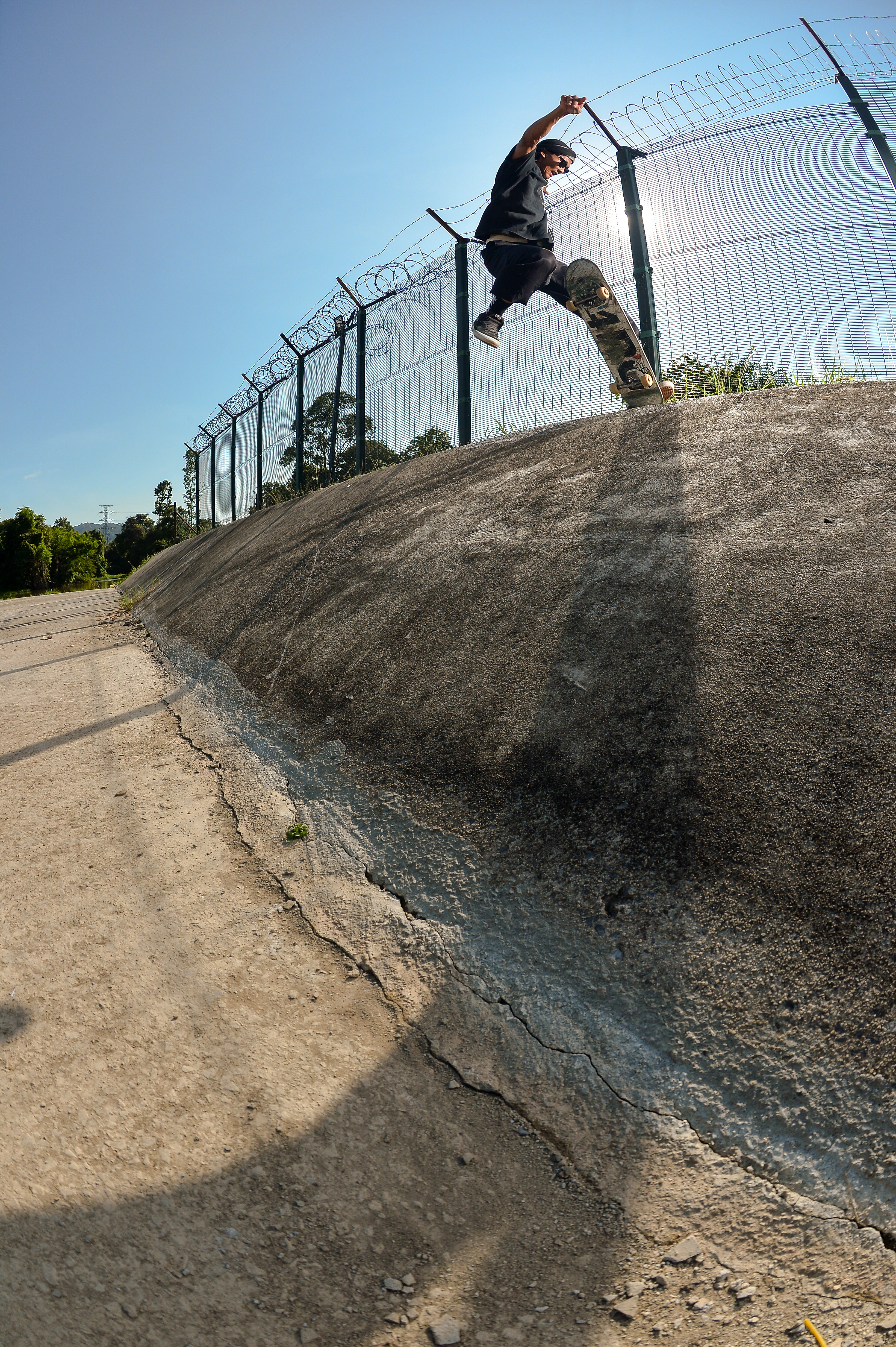 Skateboarding in the city